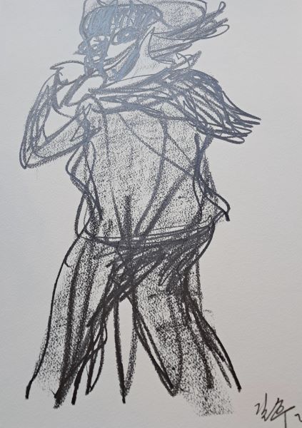 [2024] Untitled, Graphite on paper, Size Unknown